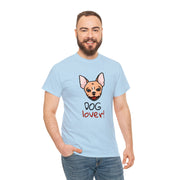 Dog Lover Unisex Heavy Cotton Tee Light Blue