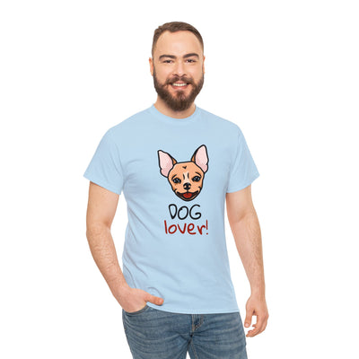 Dog Lover Unisex Heavy Cotton Tee Light Blue