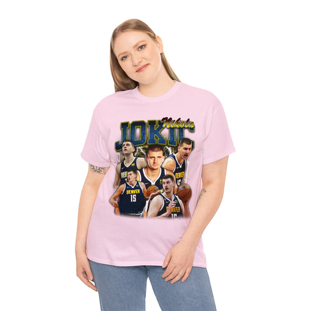 Nikola Jokic 90s Retro Bootleg Tee