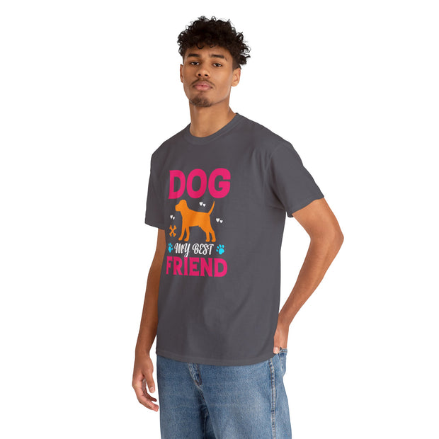 Dog My Best Friend Unisex Tee - Charcoal