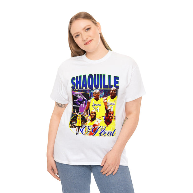 Shaquille O'Neal Unisex Cotton Tee White