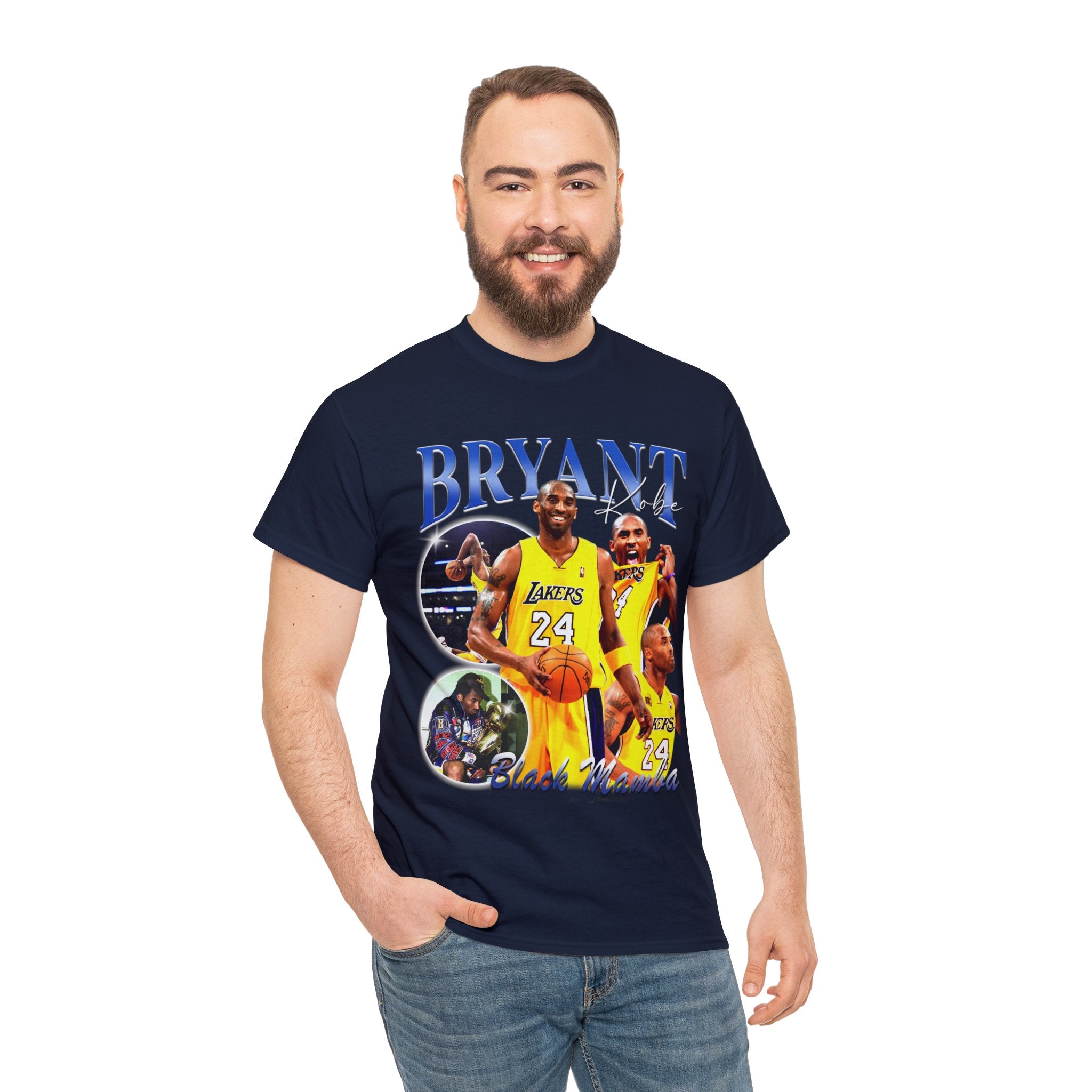 Kobe Bryant Shirt 90s Retro Bootleg Style Kobe Bryant Homage