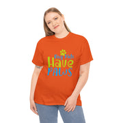 The Best Quality My Kids Have Paws Unisex Cotton Tee.