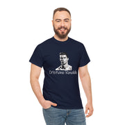 Cristiano Ronaldo Unisex Cotton T-Shirt Navy