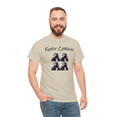 Kurt Cobain Inspired Unisex Cotton Tee