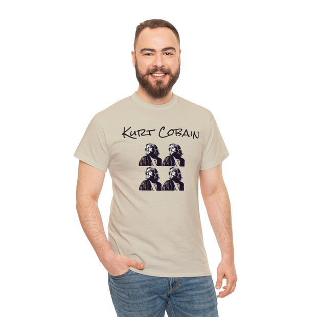 Kurt Cobain Inspired Unisex Cotton Tee