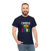 Choose Love LGBTQ Unisex T-Shirt - Navy