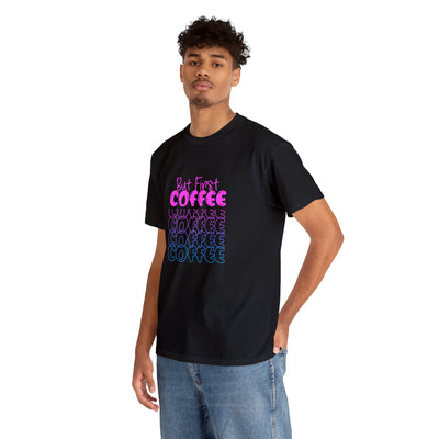 But First Coffee Unisex Heavy Cotton Tee