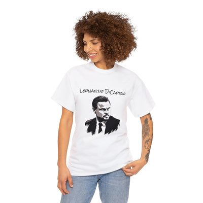 woamn Leonardo DiCaprio Graphic Design Shirt