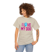 I Love My Dog Unisex Cotton Shirt