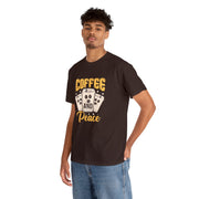 Coffee And Peace Unisex T-Shirt - Dark Chocolate