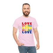 Love Love Love Unisex LGBTQ Tee