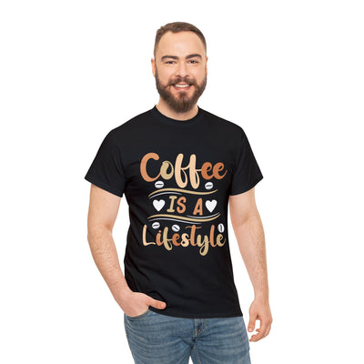 Coffee Is A Lifestyle Unisex Tee - Black