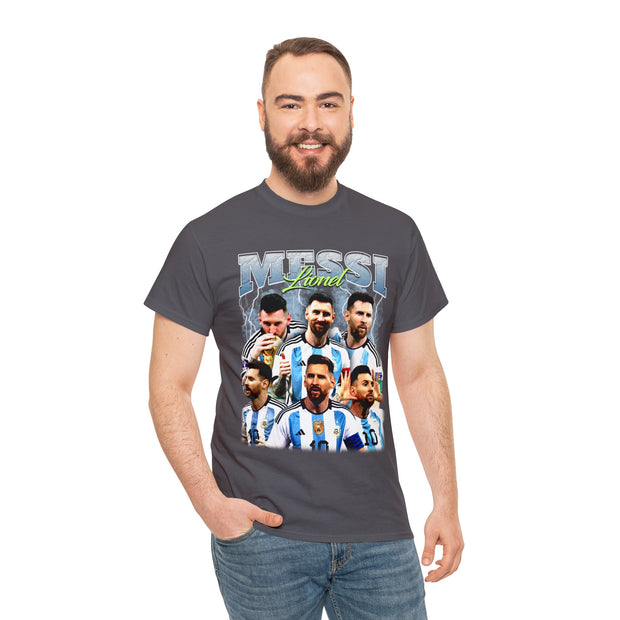 Lionel Messi Bootleg Retro Design Tee