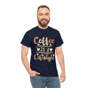 Coffee Is A Lifestyle Unisex Tee - Navy