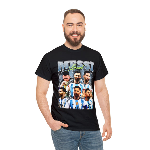 Lionel Messi Bootleg Retro Design Tee