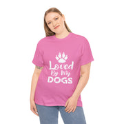 Loved By My Dogs Unisex Slogan T-Shirt