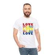 Love Love Love Unisex LGBTQ Tee