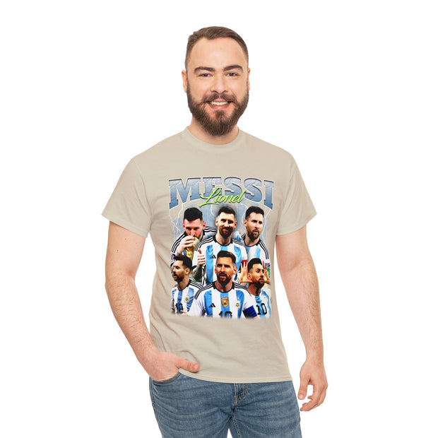 Lionel Messi Bootleg Retro Design Tee