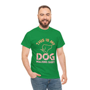 This Is My Dog Walking Unisex Shirt - Green