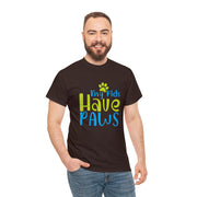 The Best Quality My Kids Have Paws Unisex Cotton Tee.