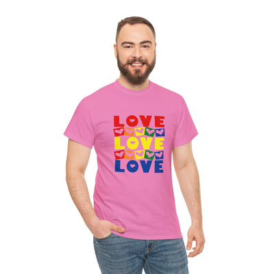 Love Love Love Unisex LGBTQ Tee