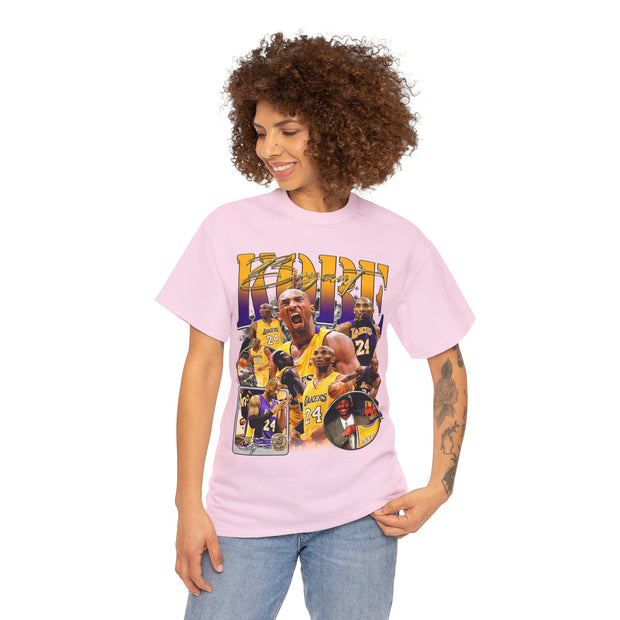 Kobe Bryant Bootleg Tee - Light Pink